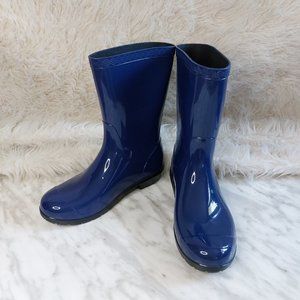 UGG Australia Kid's Blue Raana Rubber Rain Boot Siz US Youth-2